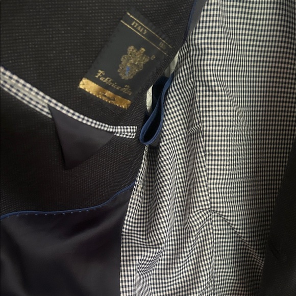 Men's Black Blazer banana republic 42R slim fit & 34x32 modern slim fit trousers - Picture 11 of 16